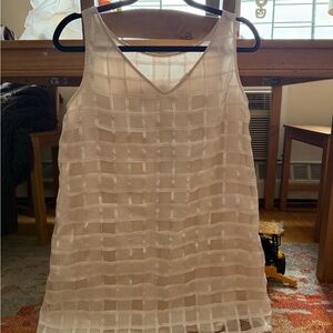 Mini Pink Gingham Swing Dress